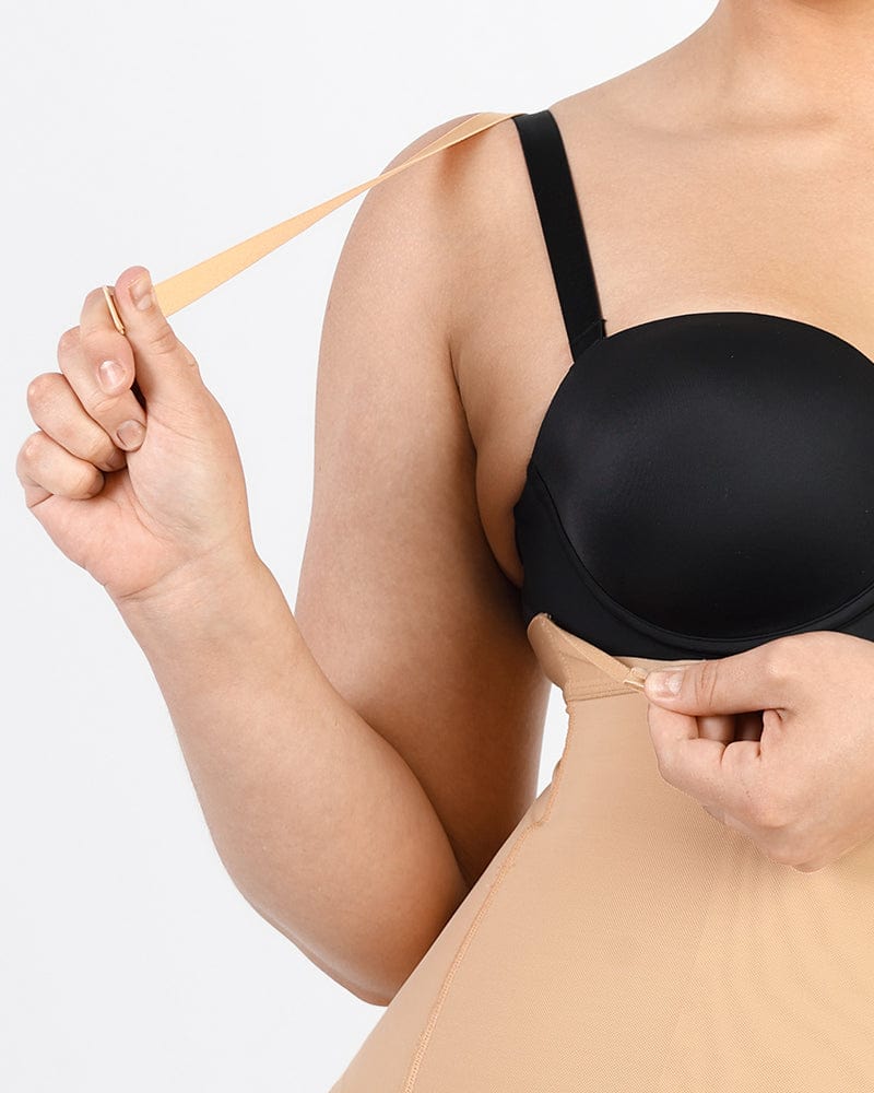 AirSlim® Strapless Body Shaper for Women - Seamless Tummy Control Shapewear for Slimming & Posture Support - Perfect for Dresses, Workouts & Everyday Wear