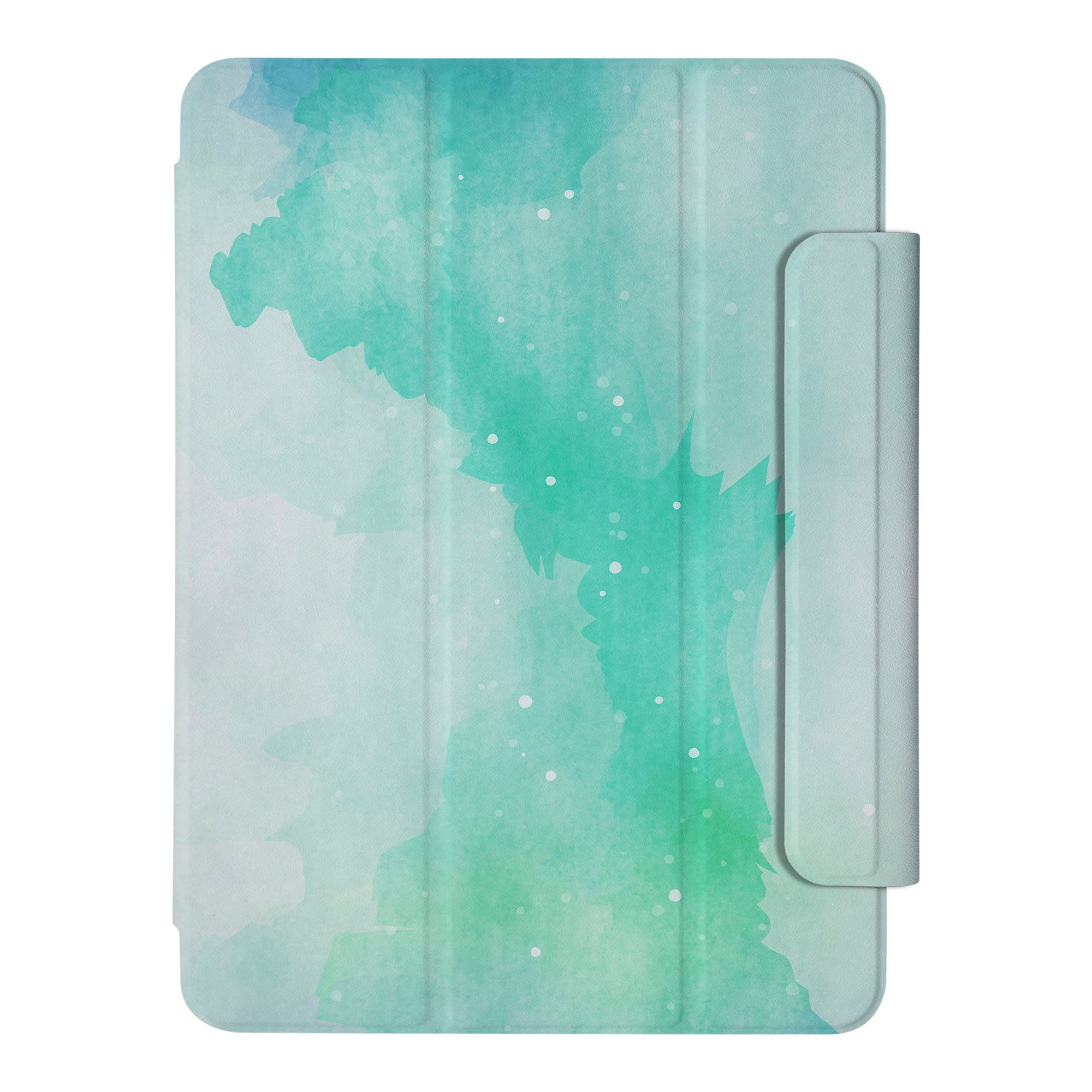 iPad SlimFit Case with Abstract Watercolor Splash Design - Ultra Thin Protective Cover for iPad Air/Pro, Perfect for Work, Travel & Everyday Use