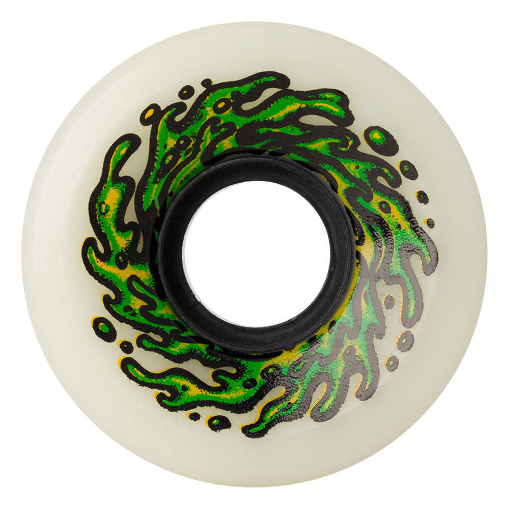 Mini OG Slime Wheels 54.5mm 90a White - Premium Skateboard Wheels for Smooth Cruising & Street Skating