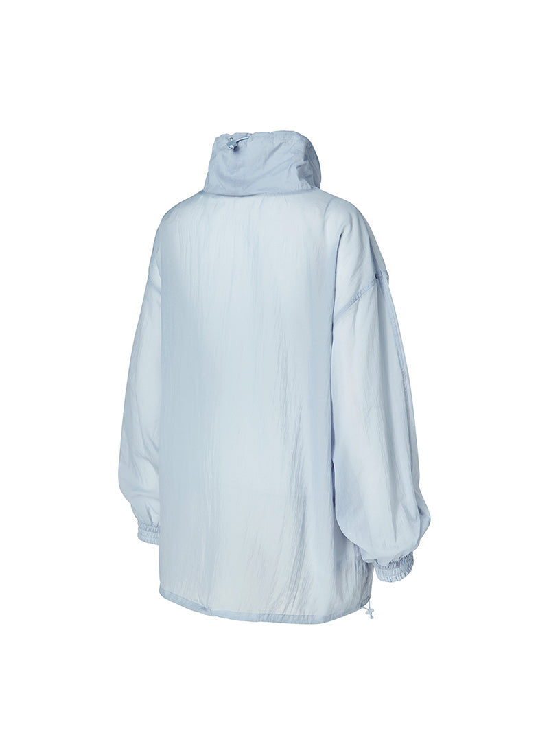 Lightweight Sheer Cover-Up Anorak Jacket for Women - Breathable Sun Protection for Beach, Pool & Summer Outfits