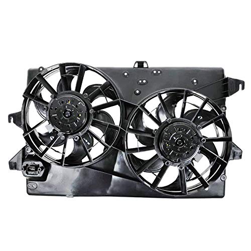 RAREELECTRICAL 31-Inch Dual Blade Cooling Fan for Ford & Mercury - F8RZ 8C607 GE, FO3115115 - PA+GF Material, 4-Pin Male Connector, 35 dB(A) Quiet Operation - Perfect for Transmission Coolers & Engine Cooling Systems