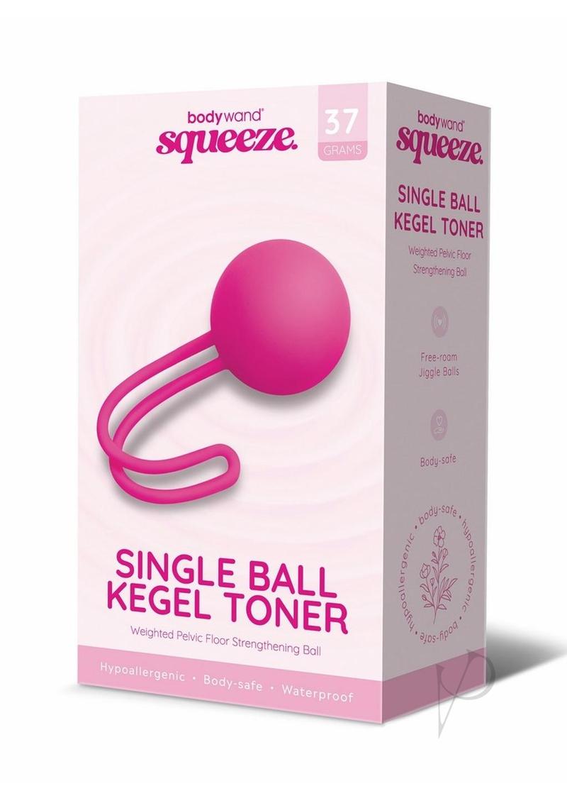 Bodywand Squeeze Single Silicone Ball Kegel Toner 37G - Pelvic Floor Exercise Trainer for Women's Health & Postpartum Recovery - Perfect for Home Gym & Physical Therapy
