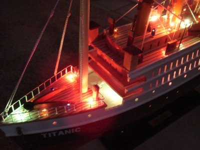 Titanic Wooden Model Cruise Ship 16