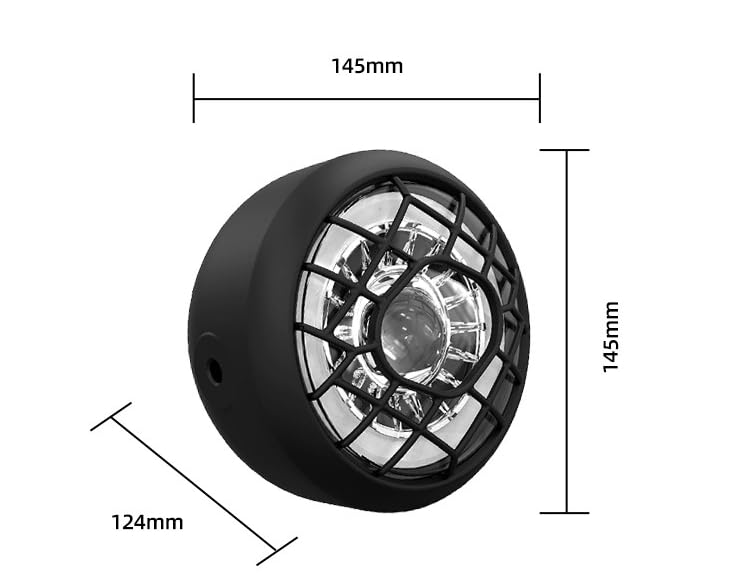 Bright LED Bike Headlight - 24V-52V Waterproof for Night Riding