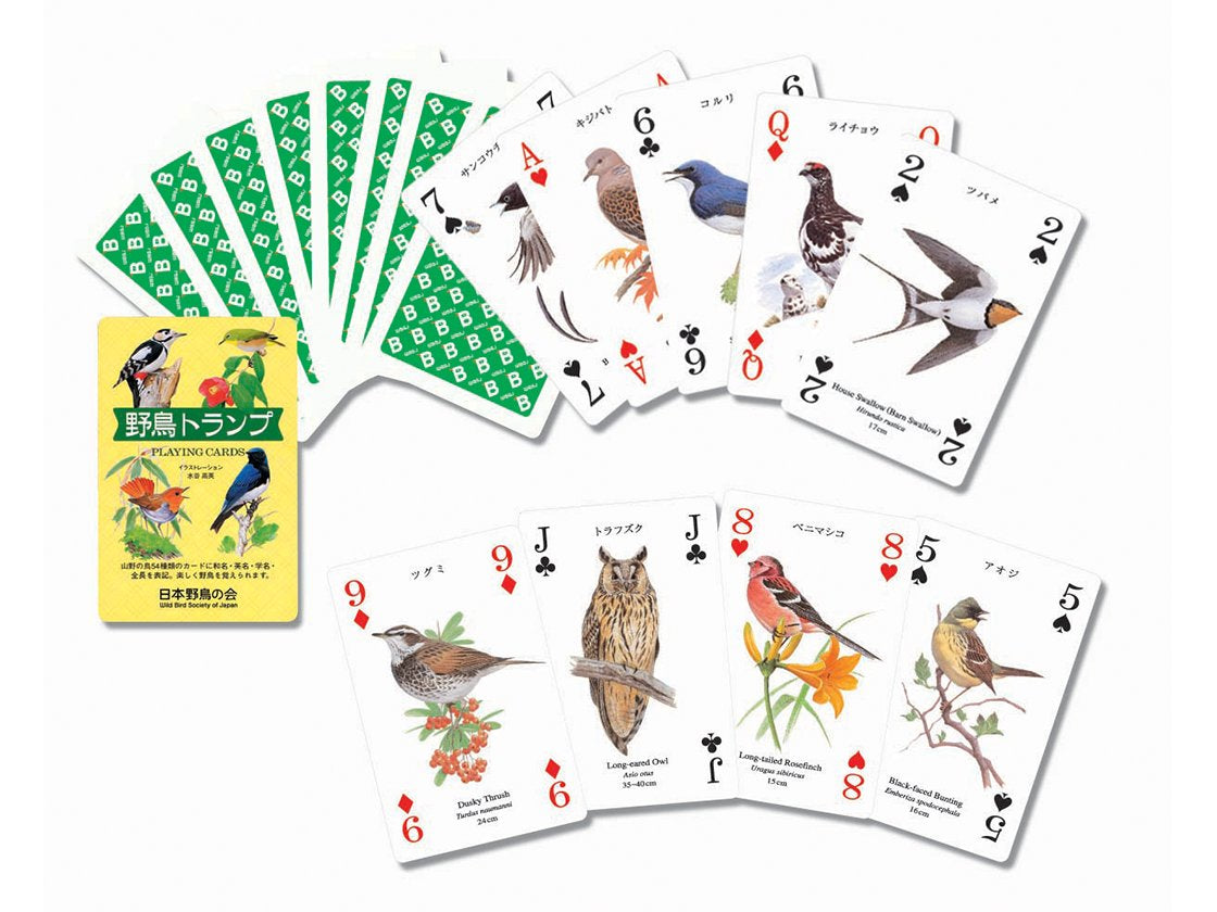 WBSJ Bird Playing Cards - Premium Quality Deck for Poker, Magic Tricks & Family Game Night | Perfect for Bird Lovers & Card Game Enthusiasts
