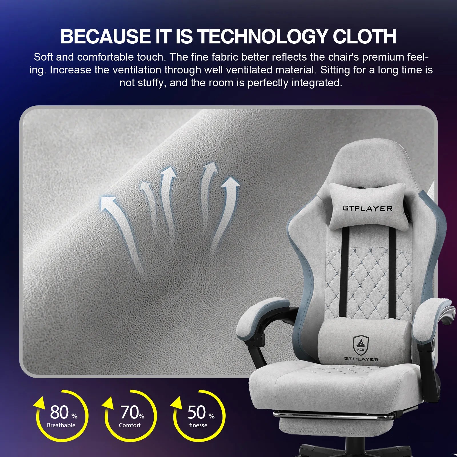 Ergonomic Adjustable Footrest LR002 - Comfortable Under Desk Foot Rest for Home & Office - Improve Posture & Reduce Fatigue While Working or Gaming