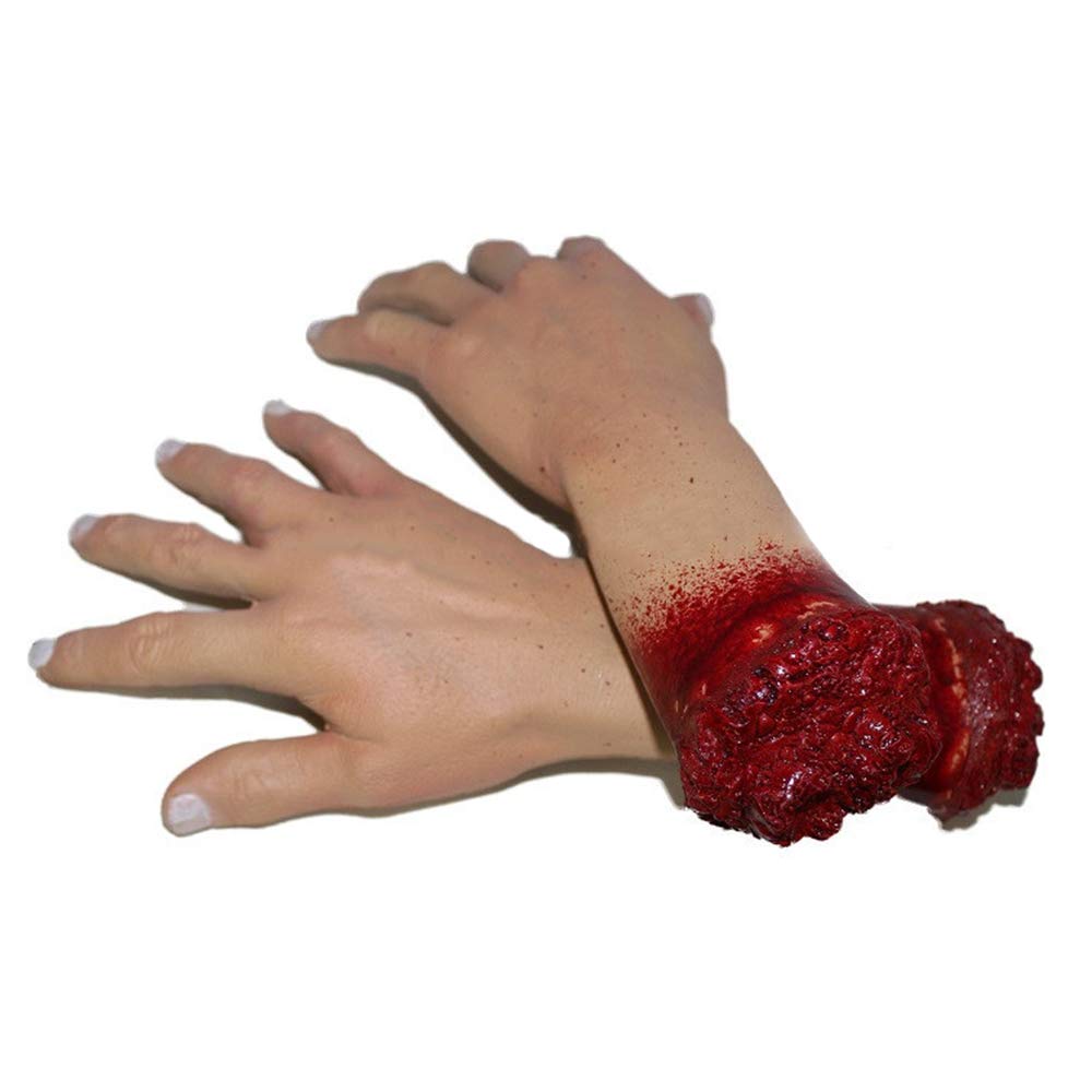 Scary Fake Human Body Parts - Realistic Severed Limbs & Broken Flesh Halloween Decorations | Horror Party Props, Cosplay Accessories, Haunted House Displays | Perfect for Halloween Parties, Haunted Attractions & Theatrical Productions