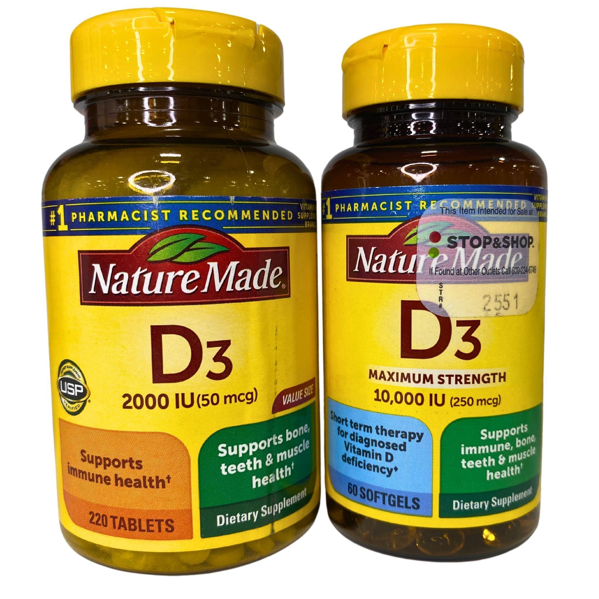 Nature Made Vitamin D3 Gummies - Immune, Bone, Teeth & Muscle Support (30 Count) - Great for Kids & Adults Daily Health Supplement