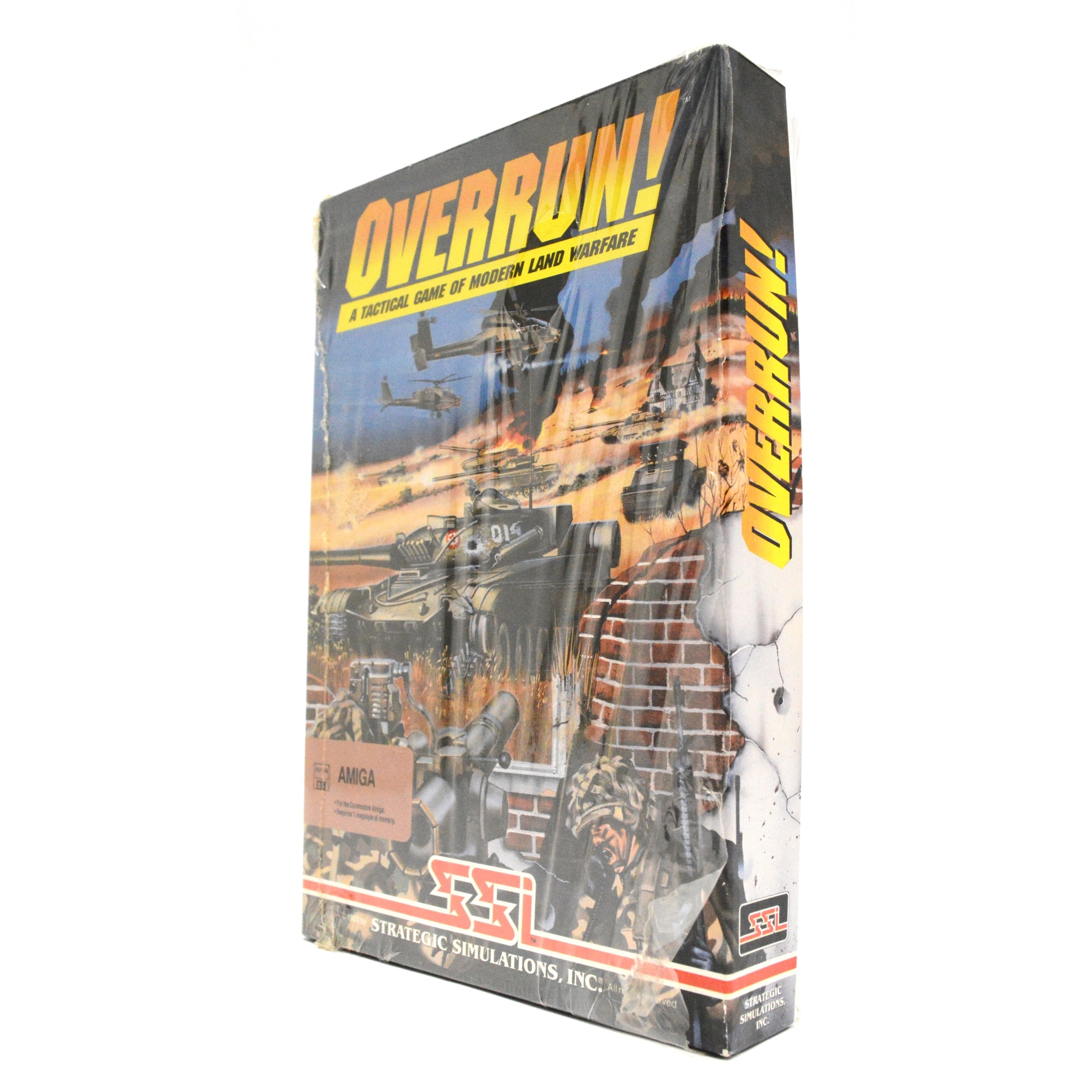 Brand New AMIGA OVERRUN! Tactical Warfare Computer Game - Factory Sealed by SSI | Classic Strategy Game for PC Gaming Enthusiasts & Retro Collectors