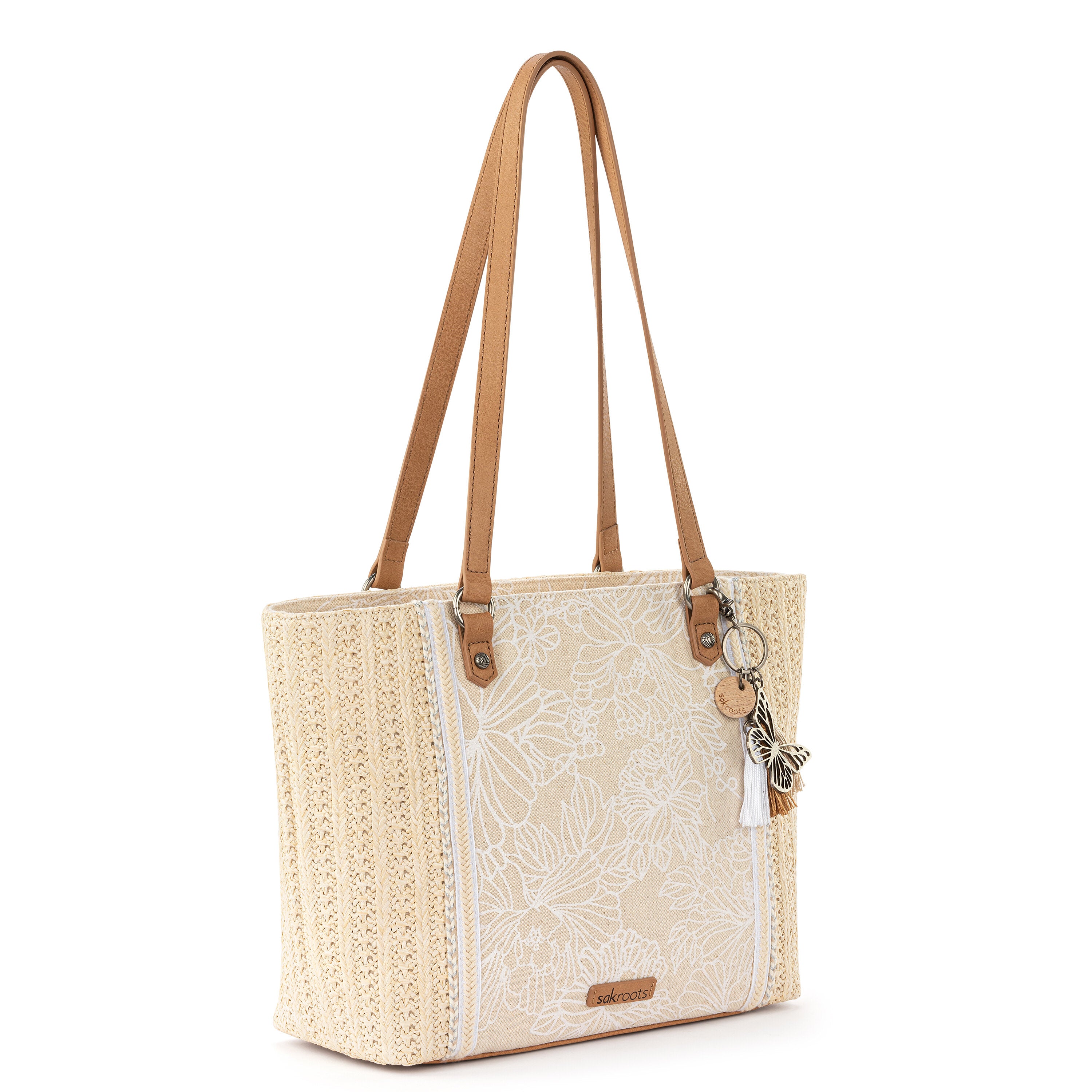 Stylish Metro Tote Bag for Women - Large Durable Canvas Shopping Tote with Long Handles - Perfect for Grocery Shopping, Beach Trips, Work & Travel