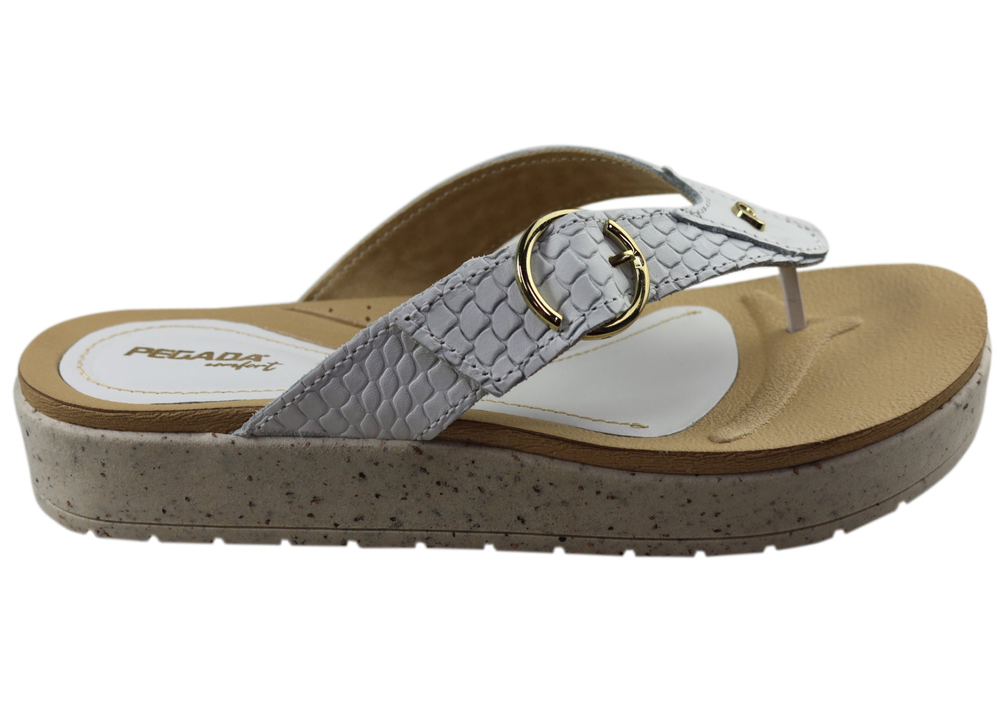 Pegada Explora Women's Comfort Leather Thong Sandals - Made in Brazil - Perfect for Beach, Vacation & Summer Outfits