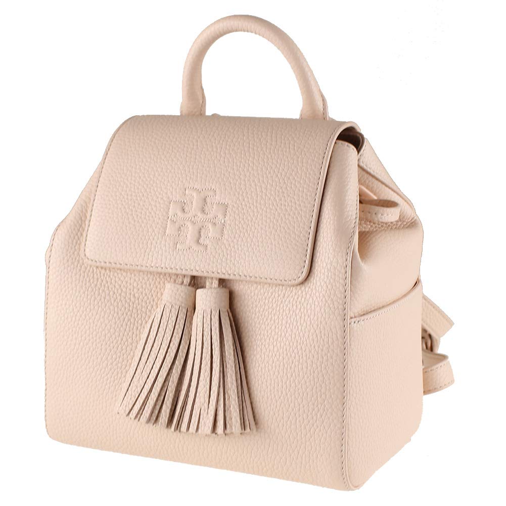 Tory Burch Thea Mini Sweet Melon Leather Backpack for Women - Stylish & Compact Crossbody Bag for Travel, Work & Everyday Use
