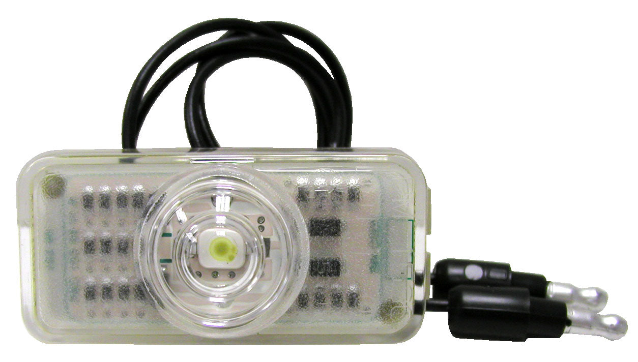 Piranha LED M153C BT2 White with .180 Bullets - Bright LED Utility and License Plate Light for Trucks, Trailers, and Off-Road Vehicles - Perfect for Night Driving and Enhanced Visibility