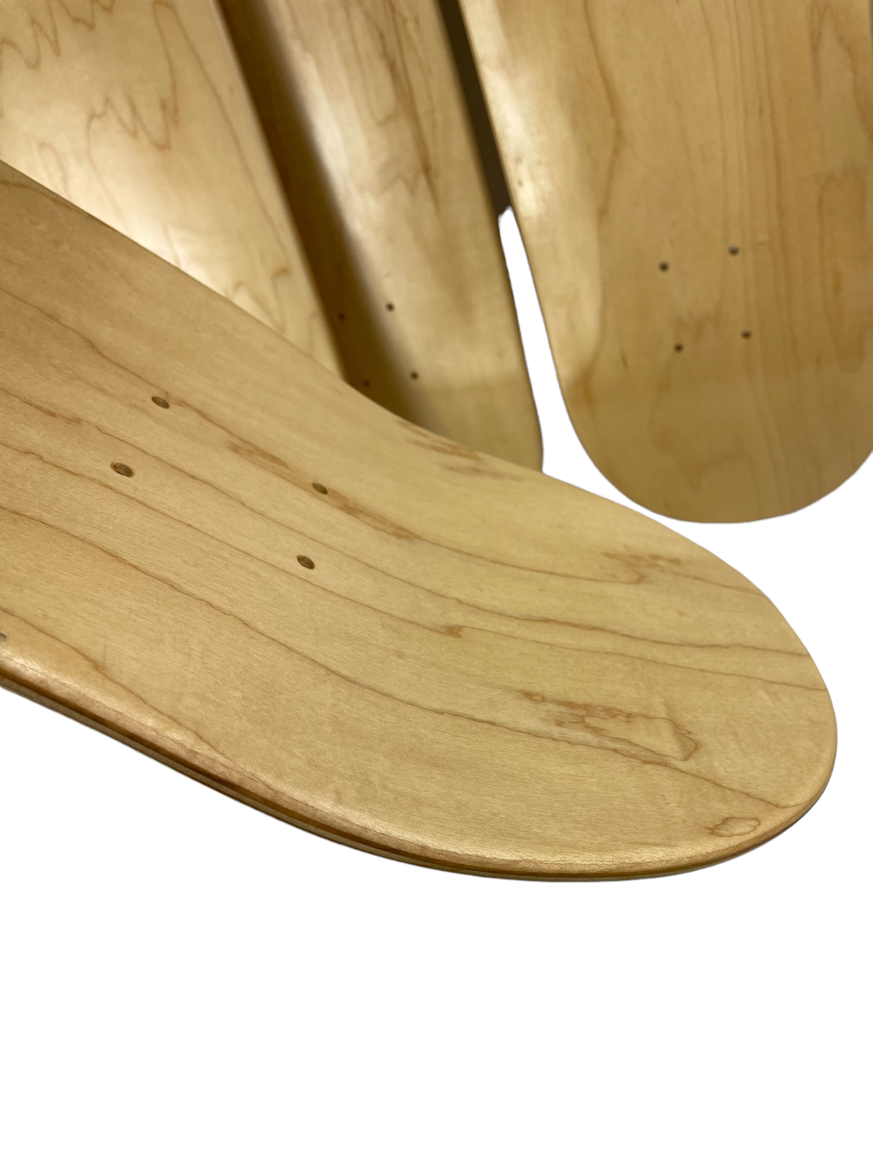 5 Pack Hardrock Blank Skateboard Decks - Natural Wood - Choose Size 8