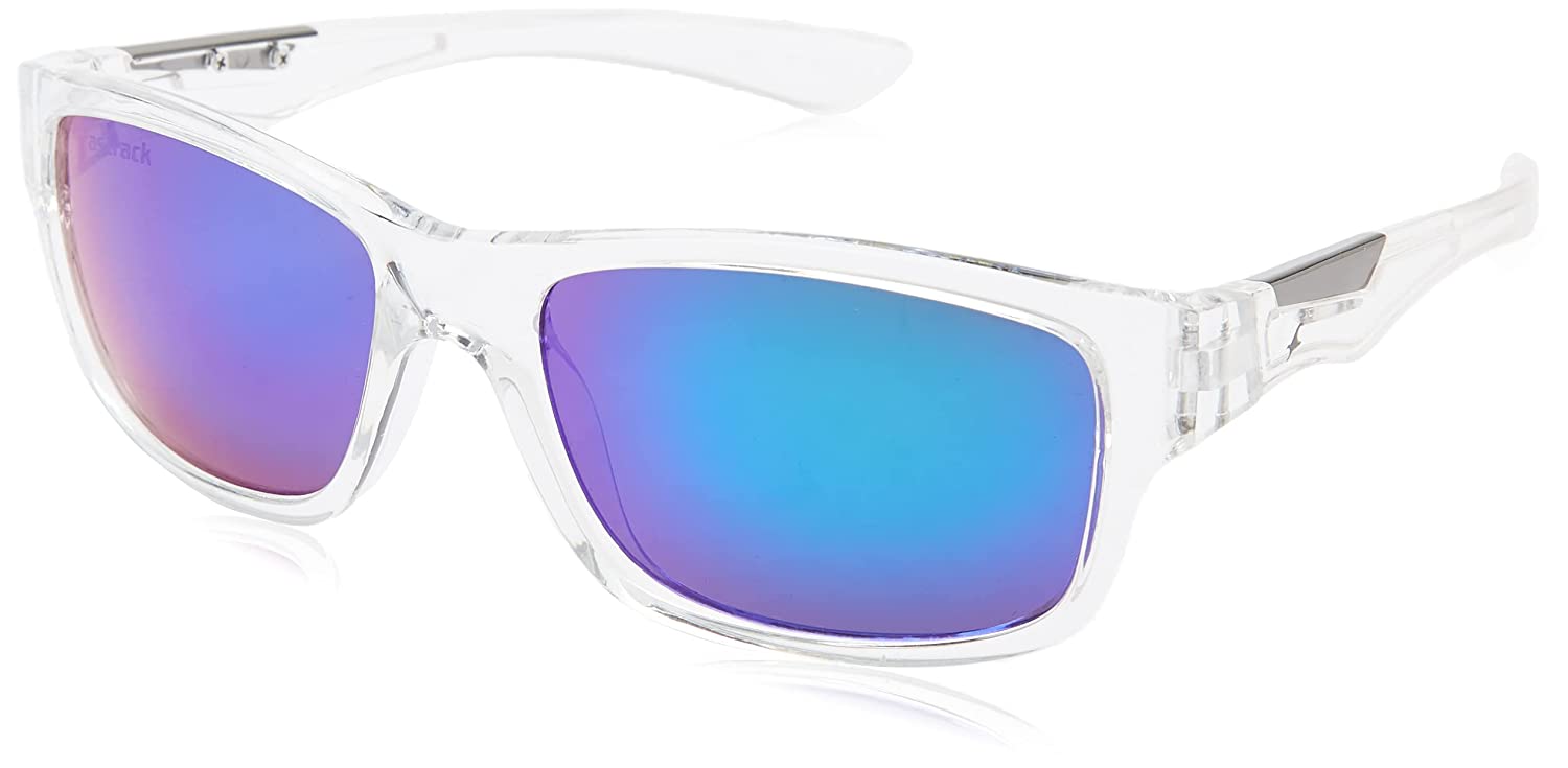 Fastrack P448GR2T Polarized Sports Sunglasses for Men - UV Protection, Lightweight & Durable for Running, Cycling, Hiking & Outdoor Activities