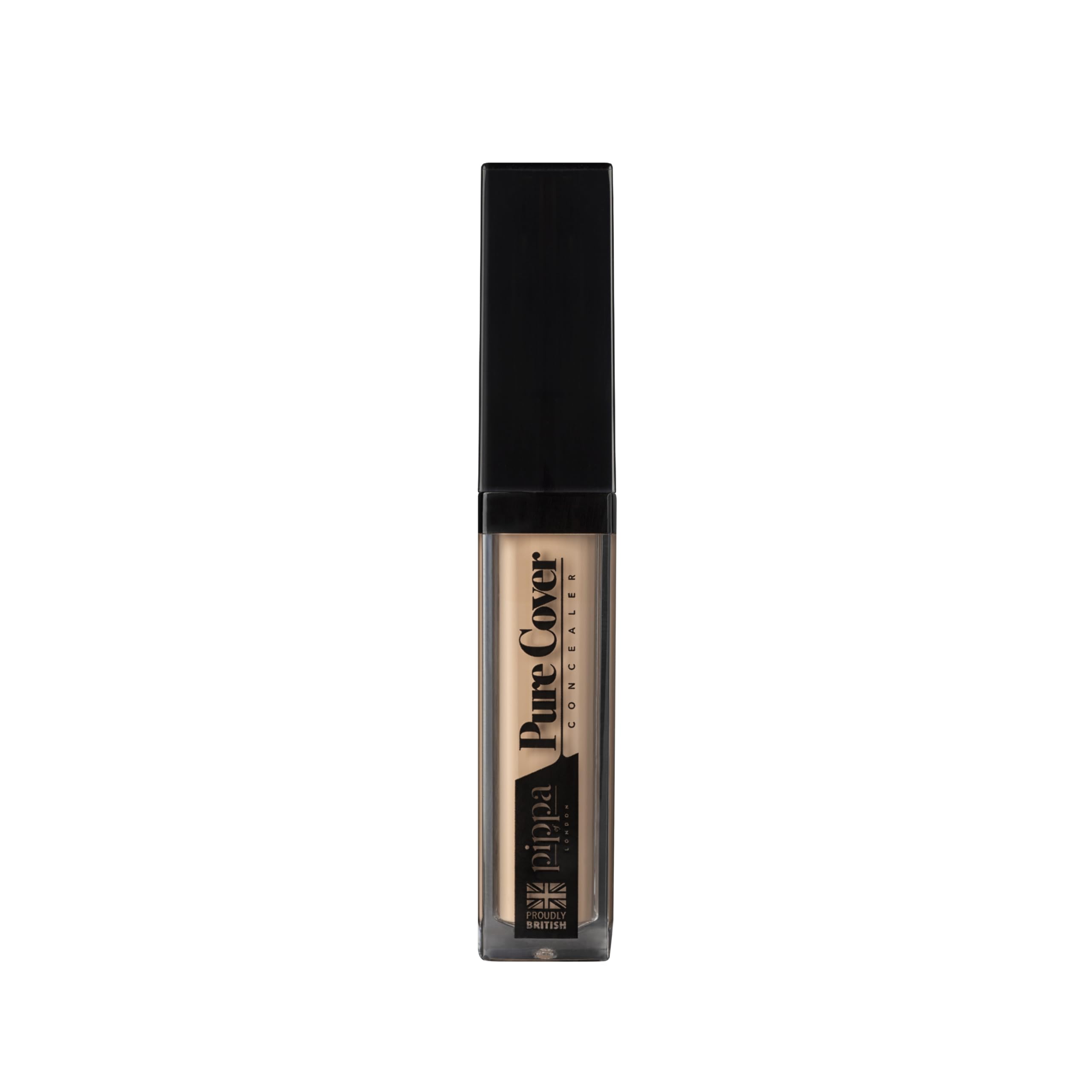 Pippa of London Pure Cover Full Coverage Concealer - Moisturizing Color Corrector, Matte Finish Under Eye Concealer - Long-Lasting Liquid Concealer for Dark Circles & Blemishes - Lightweight Oil-Free Scar Concealer for Daily Makeup & Flawless Coverage