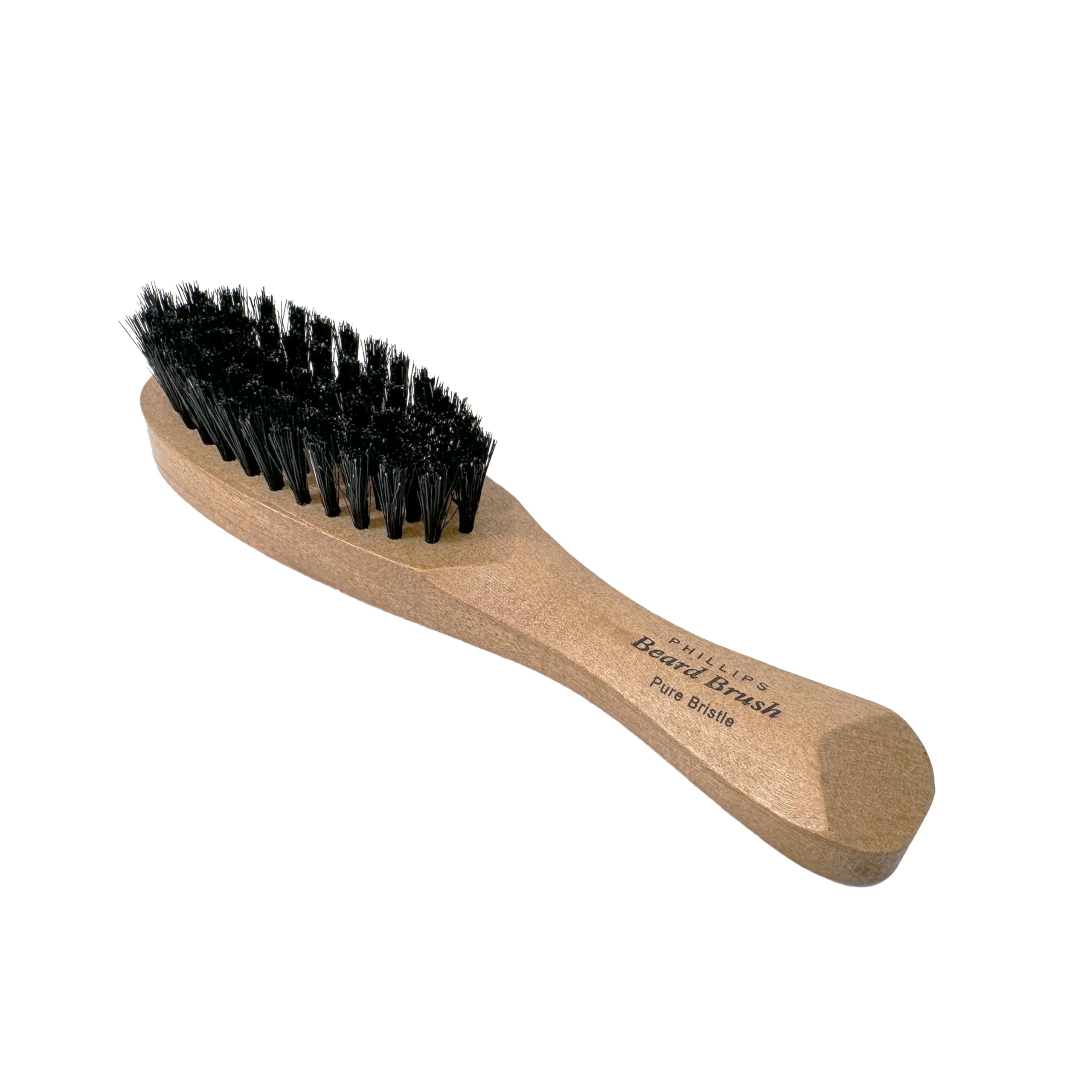 Philips Beard Brush for Men - Boar Bristle Beard Comb & Grooming Tool for Soft, Tamed Facial Hair - Perfect for Daily Styling & Conditioning