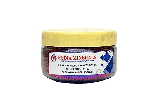 Kedia CF-09 Super Chameleon Flakes - Color Shift Pigment Powder (2g) for Epoxy Resin, Soap Making, Bath Bombs, Candle Crafting, Auto Paint, Nail Art & Cosmetics | Perfect for DIY Projects, Artistic Creations & Metallic Finishes