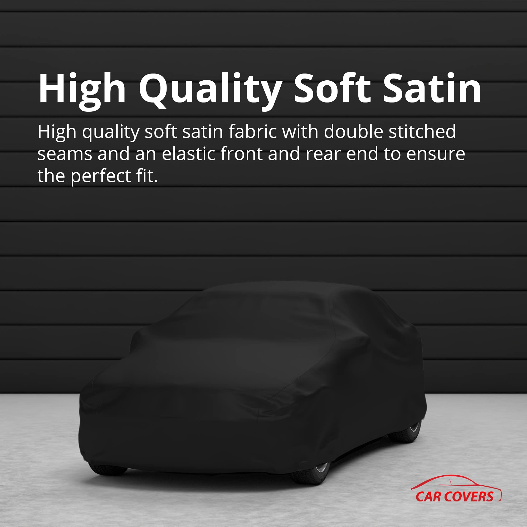 Scratch Resistant Indoor Car Cover for Porsche 1971-1973 911 E/F Series - Black Satin Ultra Soft Material with Warranty - Perfect for Garage Storage & Vehicle Protection