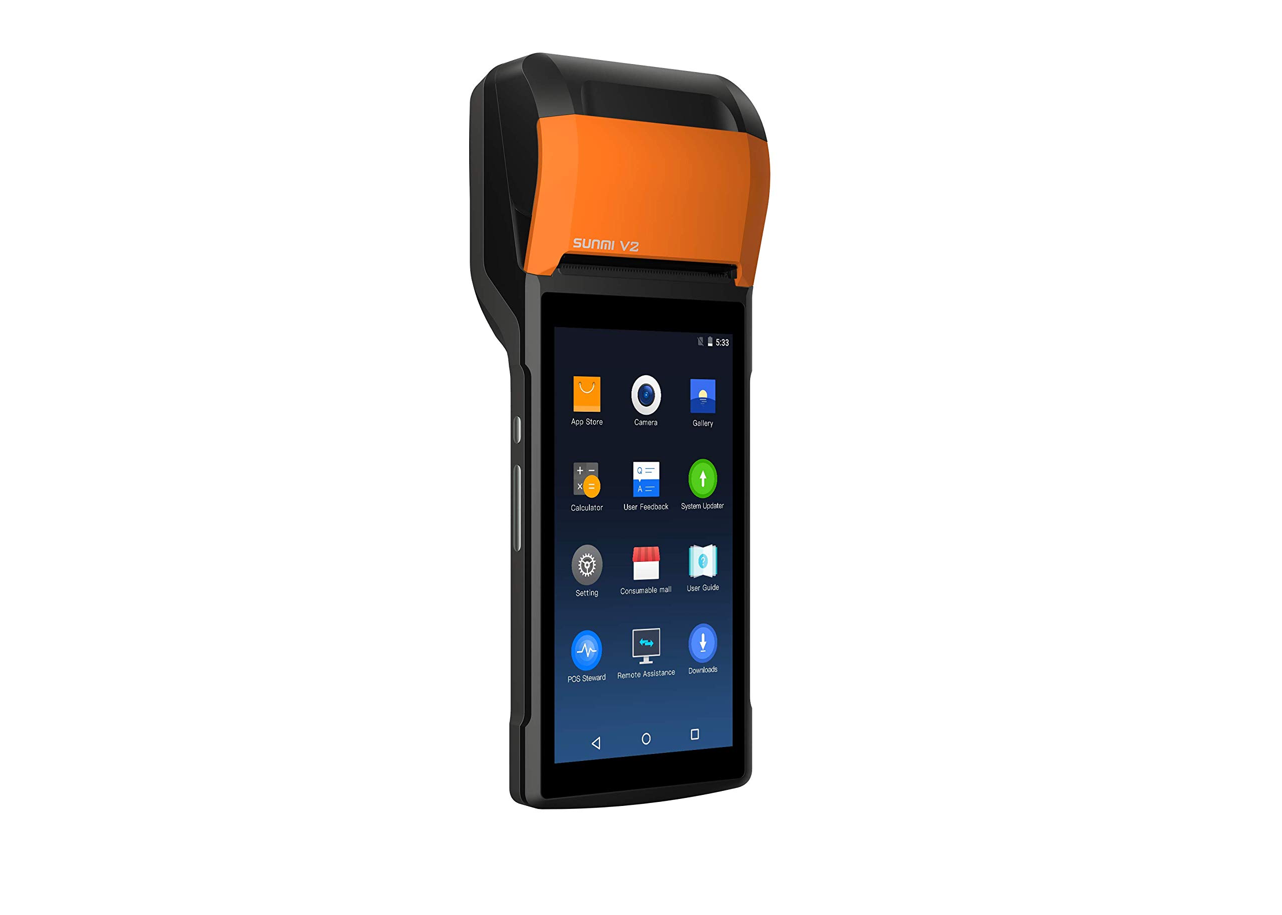 PCS V2 58mm Thermal POS Receipt Printer with Android 7.1 OS - 5.45