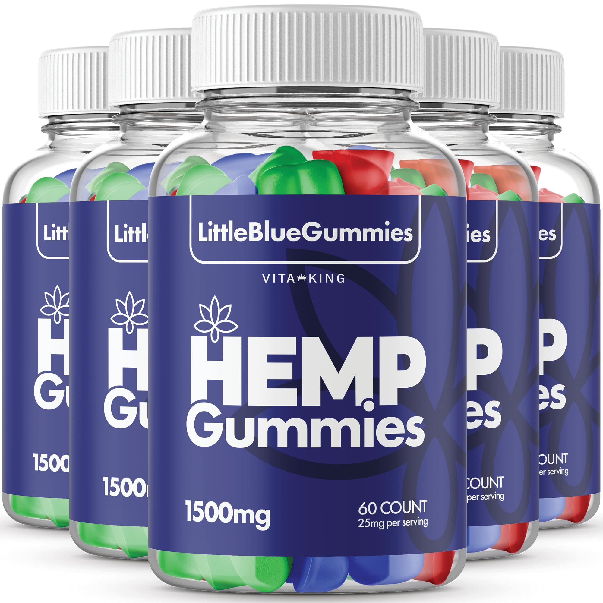 Little Blue Gummies - 300 Count | Delicious Berry Flavored Vitamin Supplement for Kids & Adults | Perfect for On-the-Go Nutrition, Lunchboxes & Healthy Snacking