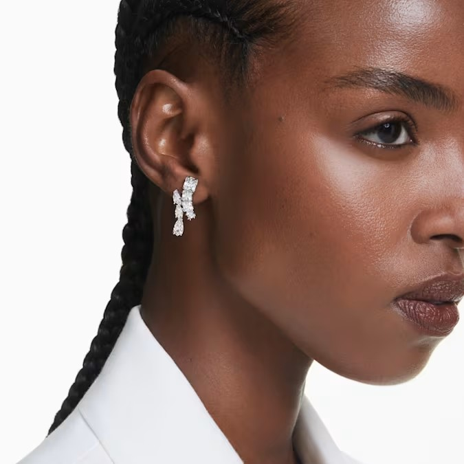 Matrix Drop Earrings for Women - Elegant Dangling Jewelry for Parties, Weddings & Special Occasions