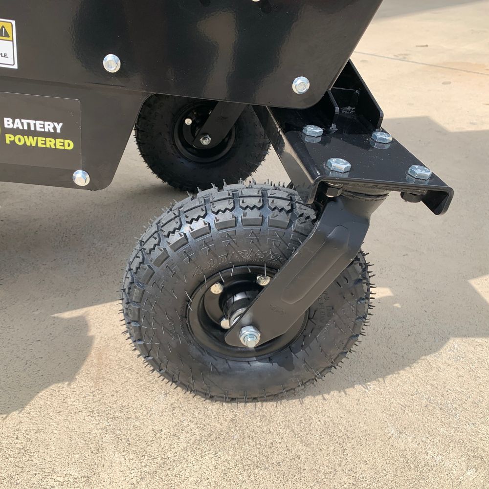 Forestwest 300KG Electric Wheelbarrow with Battery - Heavy Duty Automatic Dumping Mini Dumper for Construction, Gardening, and Landscaping Projects (Model BM11100)