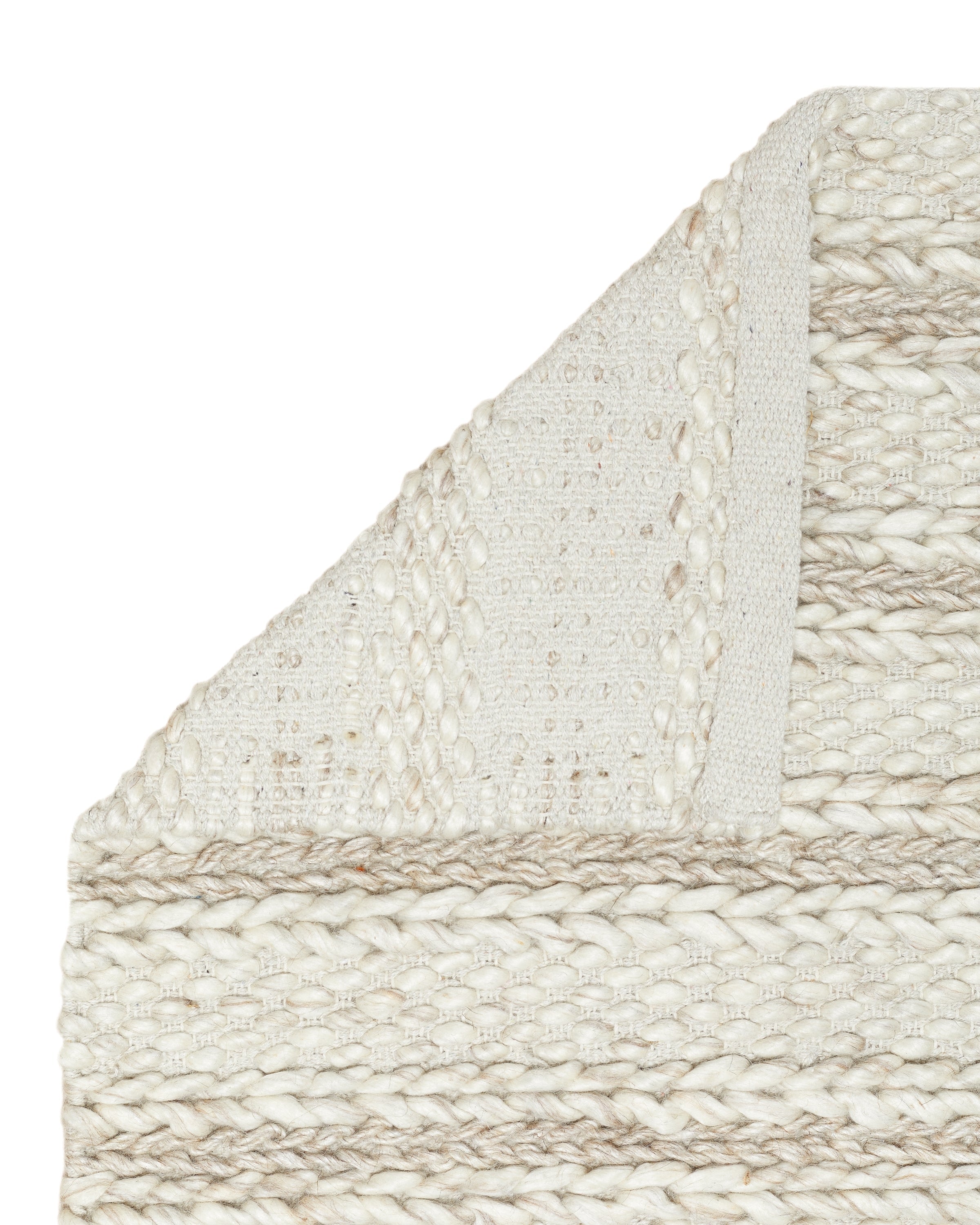 Handwoven Wool Blend Rug Swatch 12