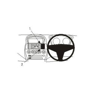 ClicOn No Holes Center Dash Mount for BMW 6 Series E63 E64 (2004-2010) - Perfect for GPS, Phone & Dash Cam Installation - Car Accessories for Safe Driving