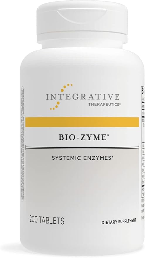 Integrative Therapeutics Bio-Zyme Digestive Enzyme Supplement - Supports Gut Health & Digestion - Ideal for Bloating, Gas Relief & Nutrient Absorption