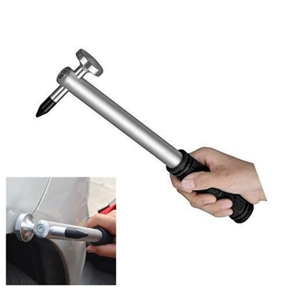 Aluminum Dent Hammer with Plastic Tip for Car Hail Repair - Auto Body Tool