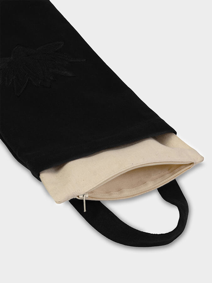 GOTS Certified Organic Cotton Yoga Sandbag Cover - Eco-Friendly & Breathable for Hot Yoga, Meditation & Home Workouts