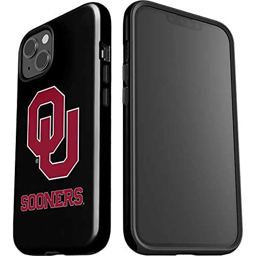 Skinit Impact Phone Case for iPhone 13 - Officially Licensed University of Oklahoma Sooners Black Design | Durable Protection for Everyday Use, School & Game Day