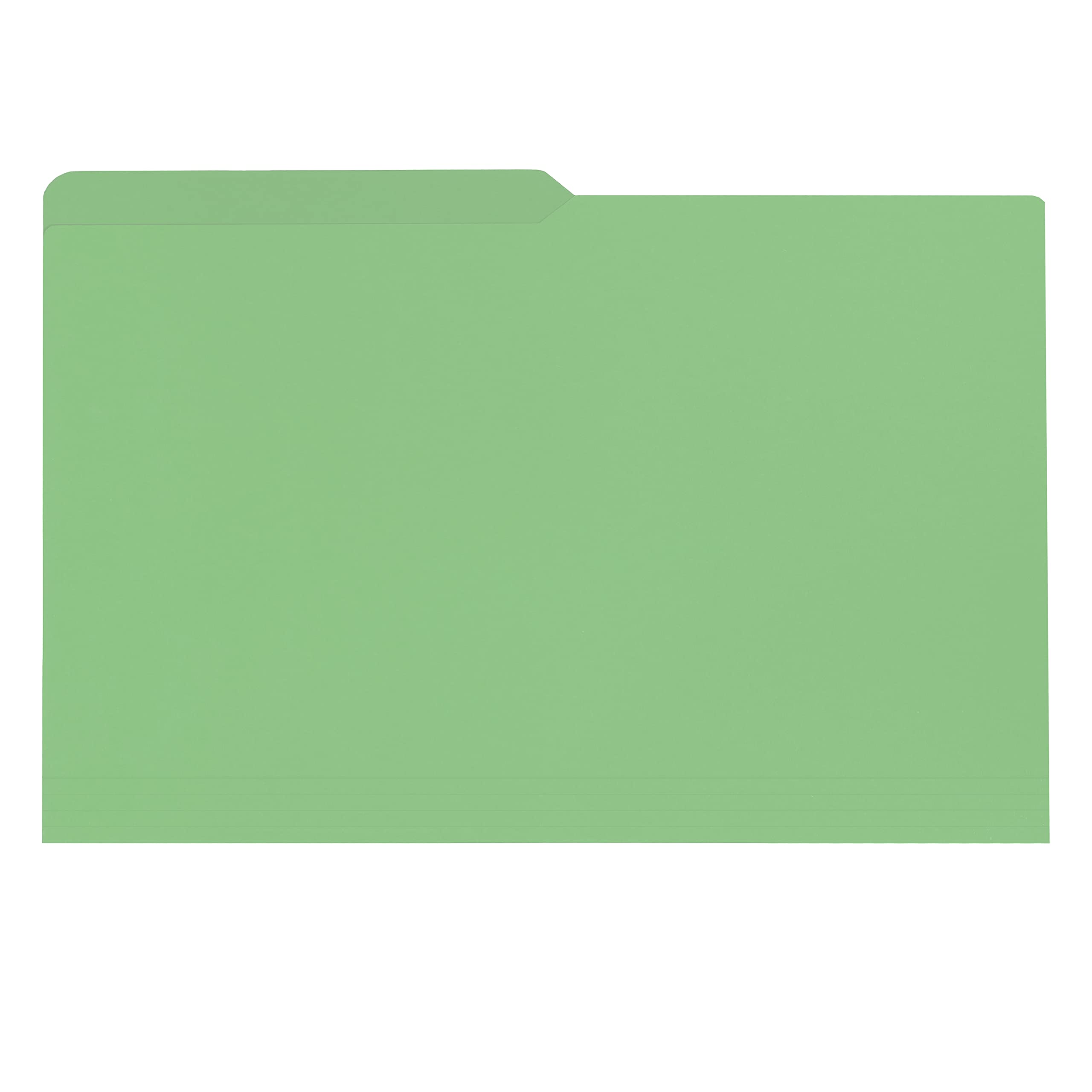 uBoxes Legal Folders - 100 Pack (4 Boxes of 25) - Green Letter Size File Folders for Office, Court & Document Organization | Perfect for Lawyers, Paralegals & Legal Professionals