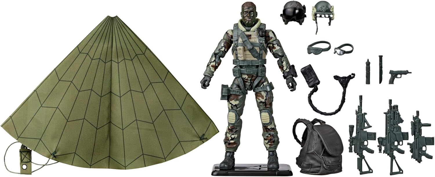 G.I. Joe Classified Series 60th Anniversary 6-Inch Action Figure - Pilot HALO Jumper Collectible Toy for Adults | Perfect for Display, Collection & Military-Themed Dioramas