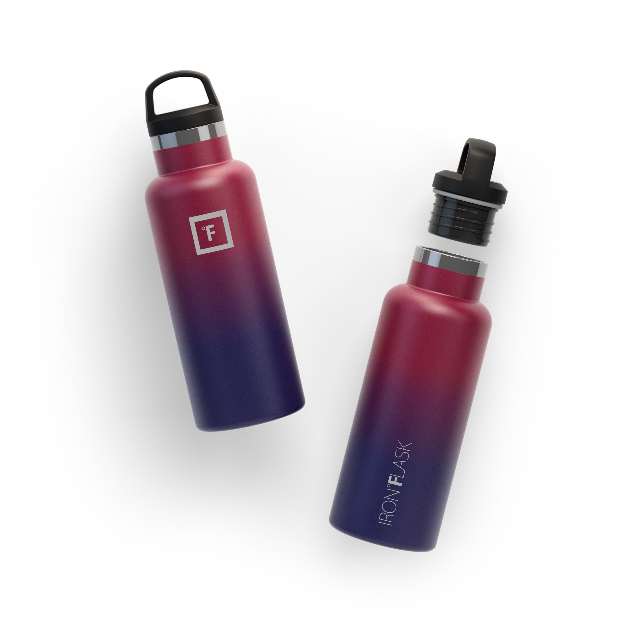 16 Oz Narrow Mouth Water Bottle with Spout Lid - Leak Proof & BPA Free - Ideal for Gym, Hiking & Outdoor Activities