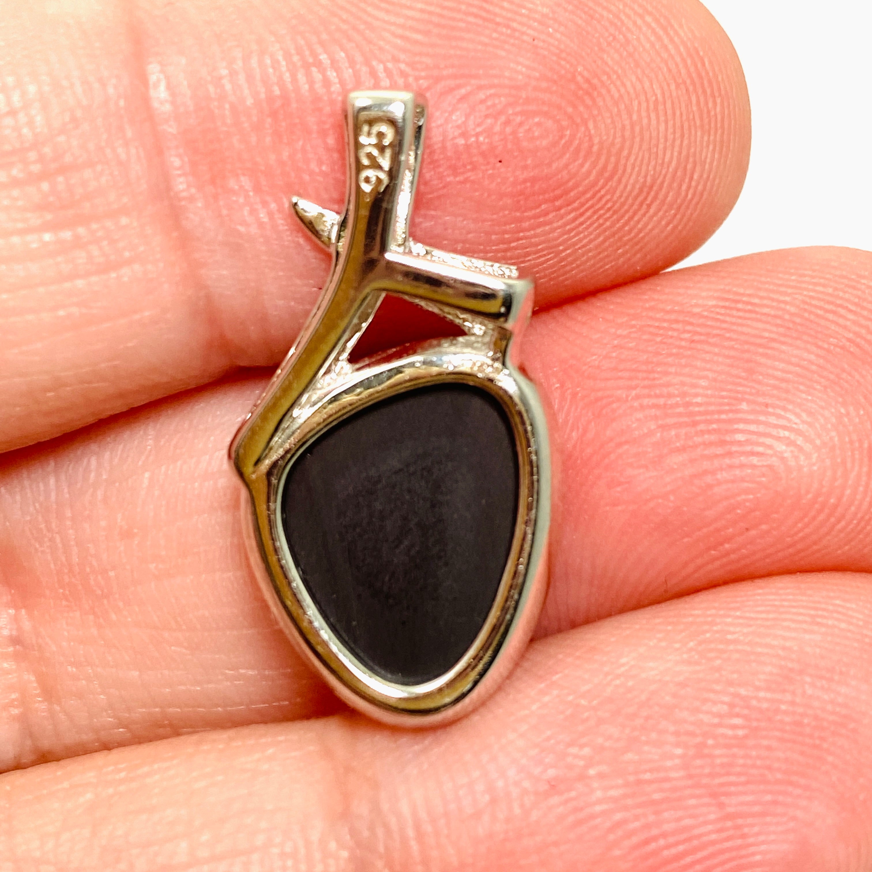 Australian Opal Triplet Freeform Cabochon Pendant in Sterling Silver Setting - Unique Handmade Jewelry for Women, Gift for Her, Birthday & Anniversary Present