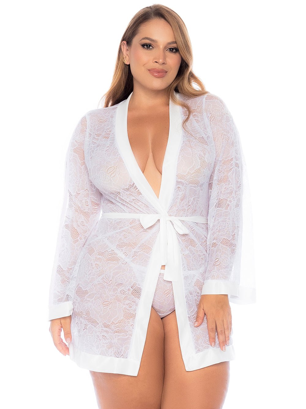 Mapale 7611 Women's Soft Plush Robe - Cozy Bathrobe for Spa, Lounge & Home Relaxation
