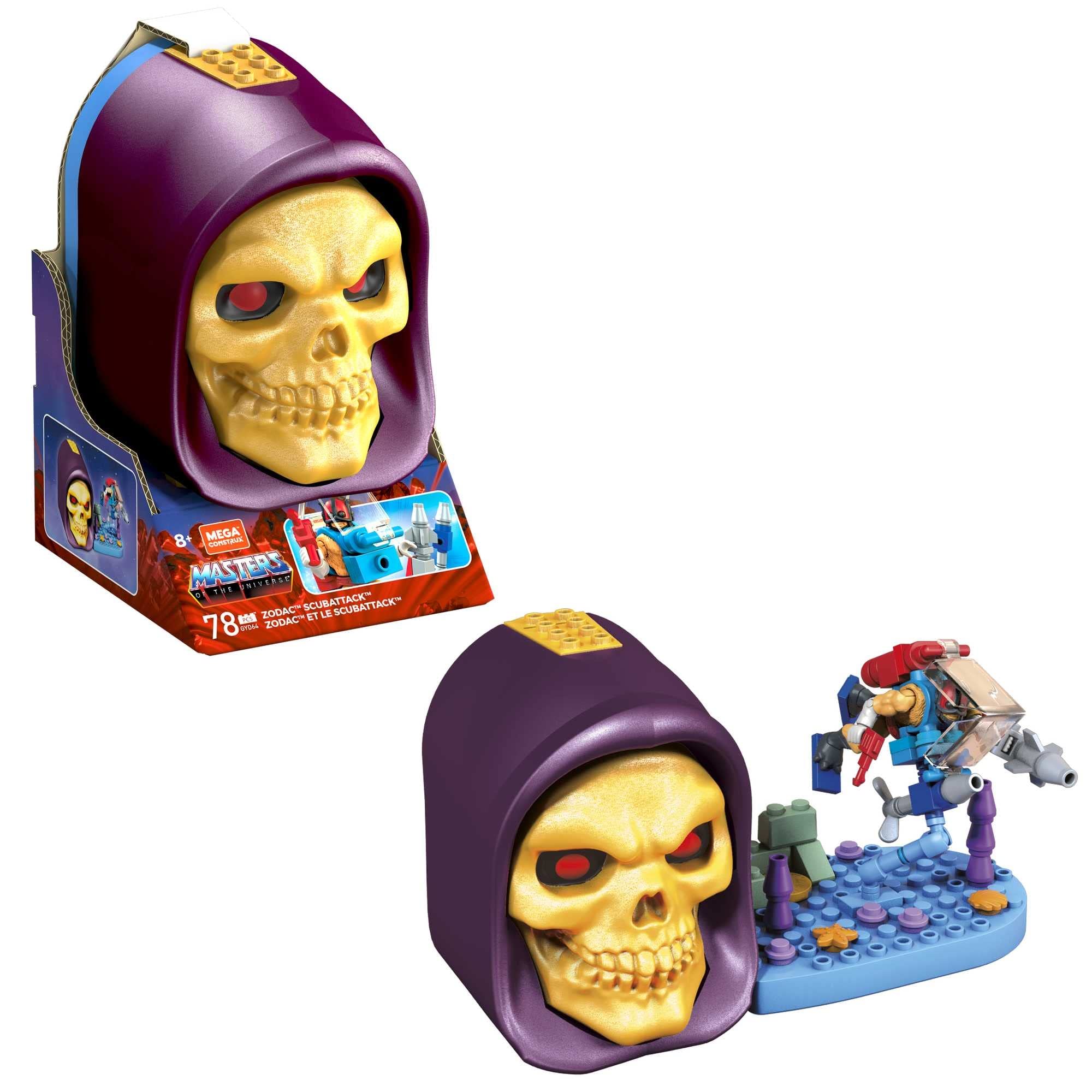 Mega Construx Masters of The Universe Zodak Scubbatack Building Set | Kids Construction Toys for Creative Play | Perfect for Birthday Gifts & STEM Learning Activities