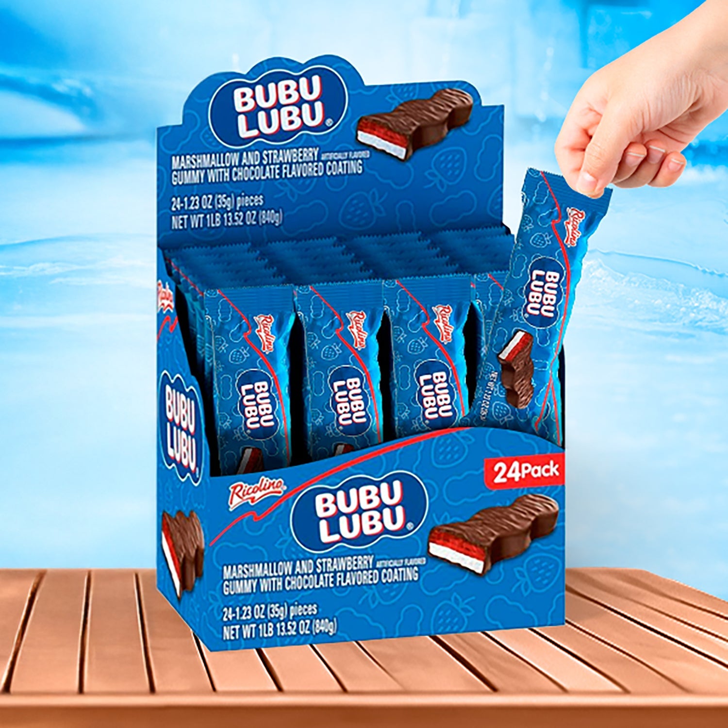 Bubu Lubu Candy | 24 Count Box | Delicious Chewy Candy for Parties, Halloween Treats & Office Snacks
