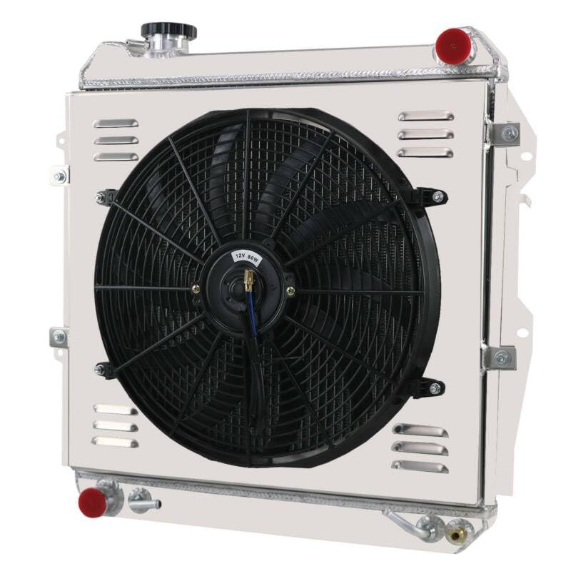 ReadyCool 3 Row Aluminum Radiator Shroud Fan for 1988-1995 Toyota Pickup DLX/4Runner SR5 V6 3.0L Engine - High Performance Cooling Solution for Off-Roading & Towing