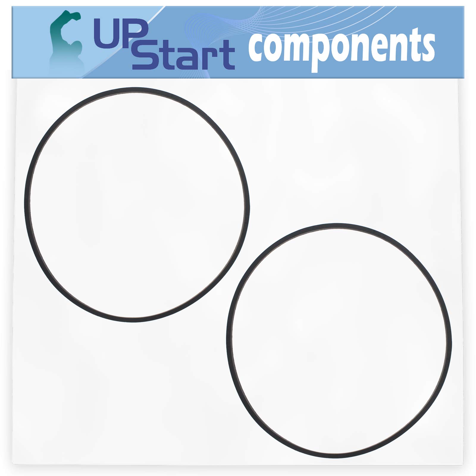 UpStart Components 2-Pack 954-04260 Wheel Drive Belt Replacement for Craftsman 247377440 Lawn Mower - Compatible with 754-04260 V-Belt - Durable Lawn Mower Belt for Smooth Operation & Easy Installation - Perfect for Craftsman Riding Mower Maintenance & DIY Repairs