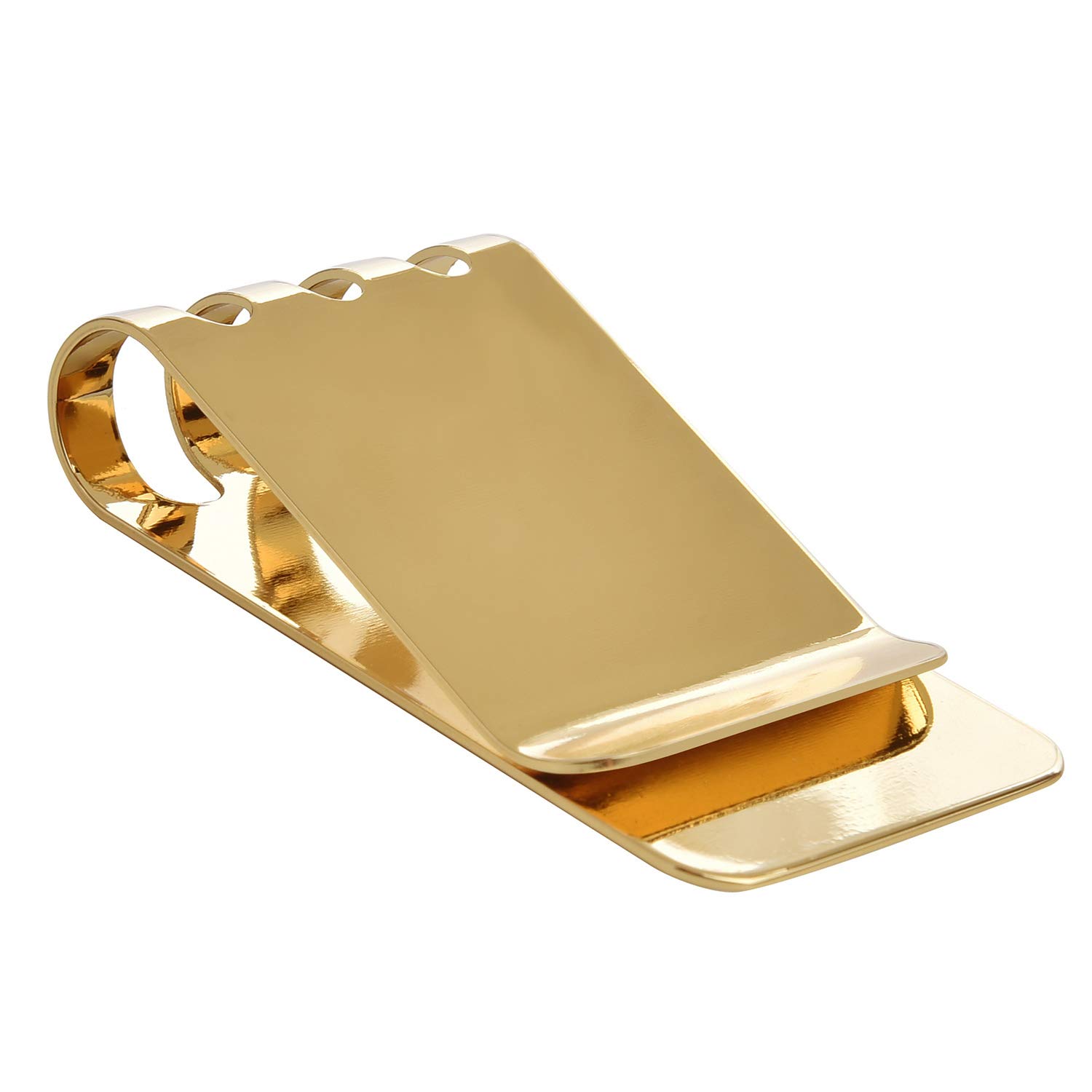 Premium Spring Steel Money Clip - Large Capacity Slim Minimalist Front Pocket Wallet for Men | Secure Cash & Cards Holder for Everyday Carry, Travel, and Business