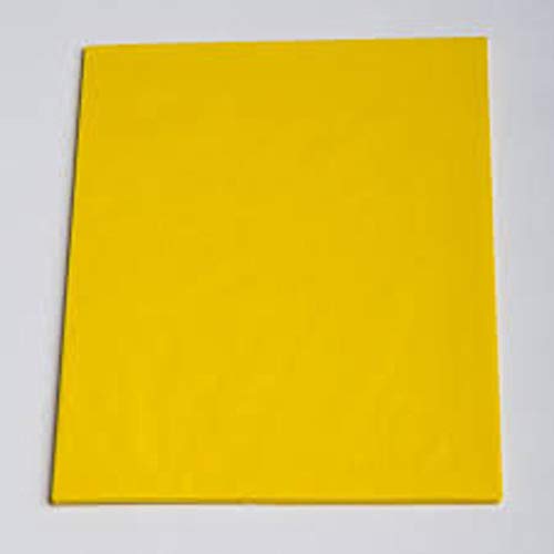 Eco-Friendly SARRAS Yellow Multi-Purpose Wrapping Paper Sheets - 20x20 Inches, 30 Pack | Acid-Free Kite Paper & Silk Paper for Gift Wrapping, Stuffing, Decoration, Arts and Crafts | Perfect for DIY Projects, Party Decorations, and School Activities