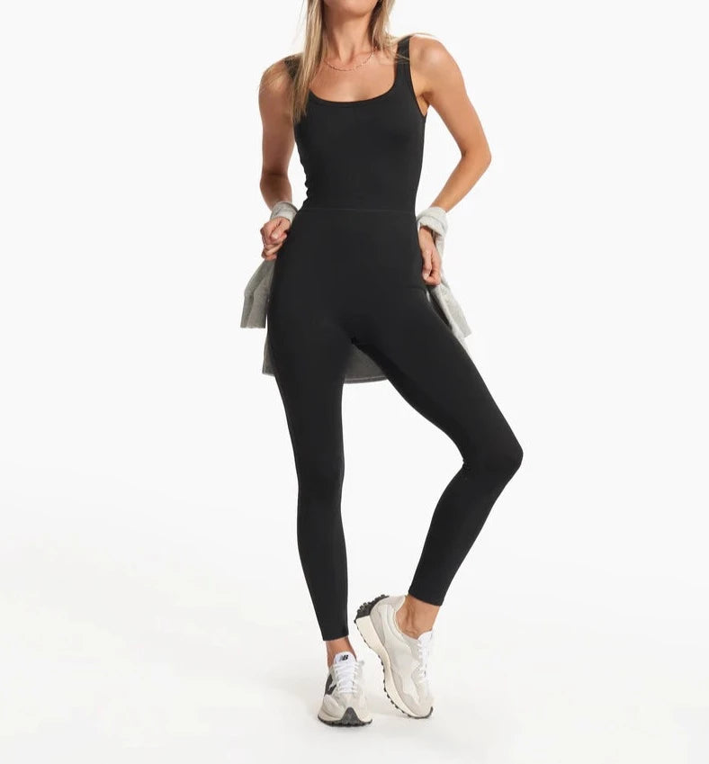 Vuori Halo Essential Jumpsuit for Women - Comfortable & Stylish One-Piece Outfit - Perfect for Yoga, Travel & Lounge Wear