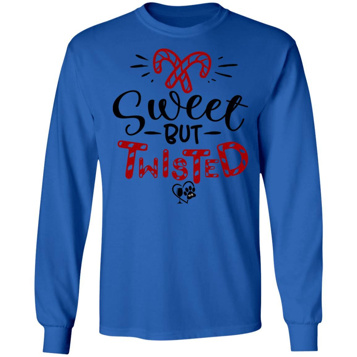 Sweet But Twisted Long Sleeve Ultra Cotton T-Shirt | WineyBitches.Co | Comfortable & Stylish Women's Top for Casual Wear, Parties & Gifts