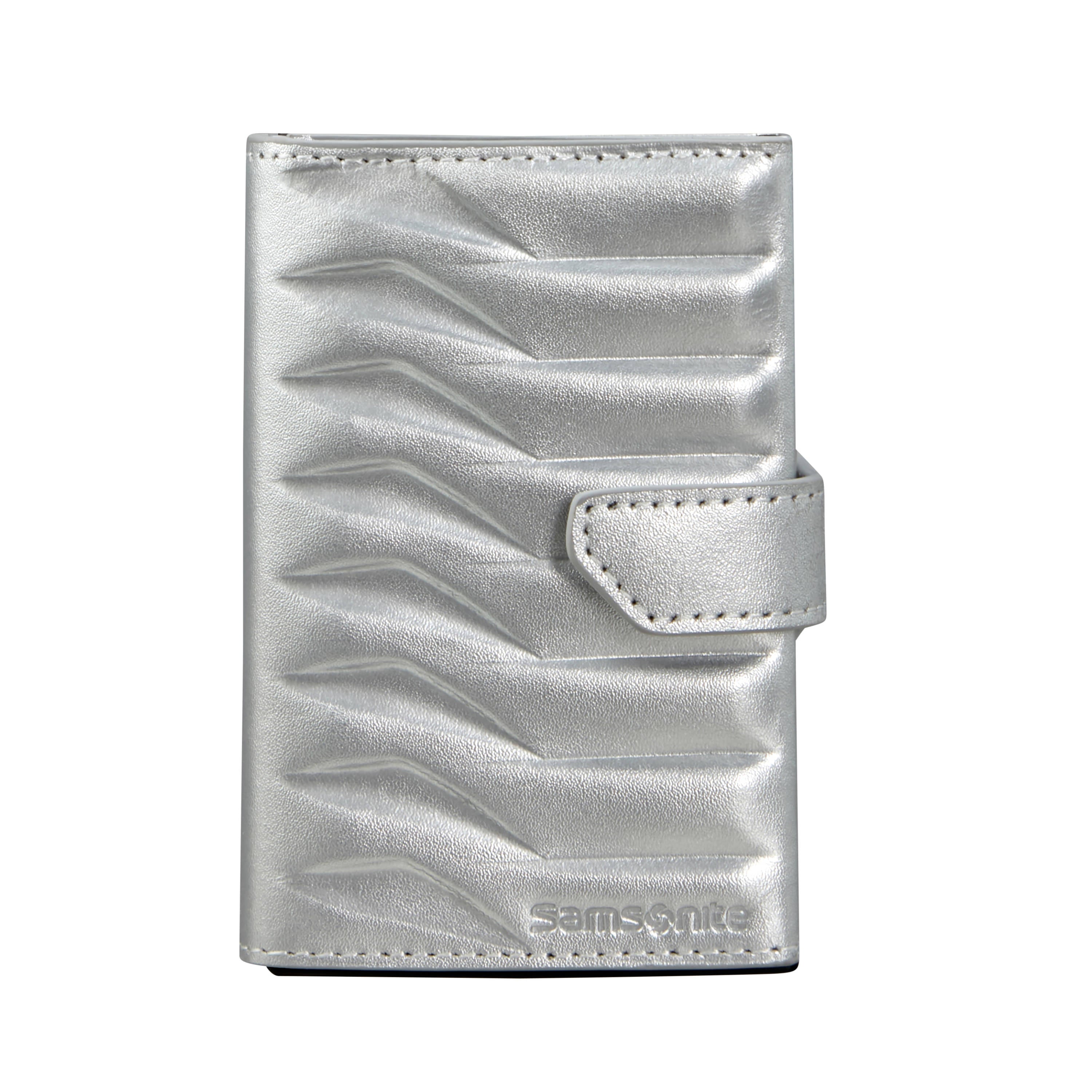 Samsonite Alu Fit Slide Up Wallet Proxis - Slim RFID Blocking Men's Wallet with Aluminum Frame - Perfect for Travel, Business & Everyday Use