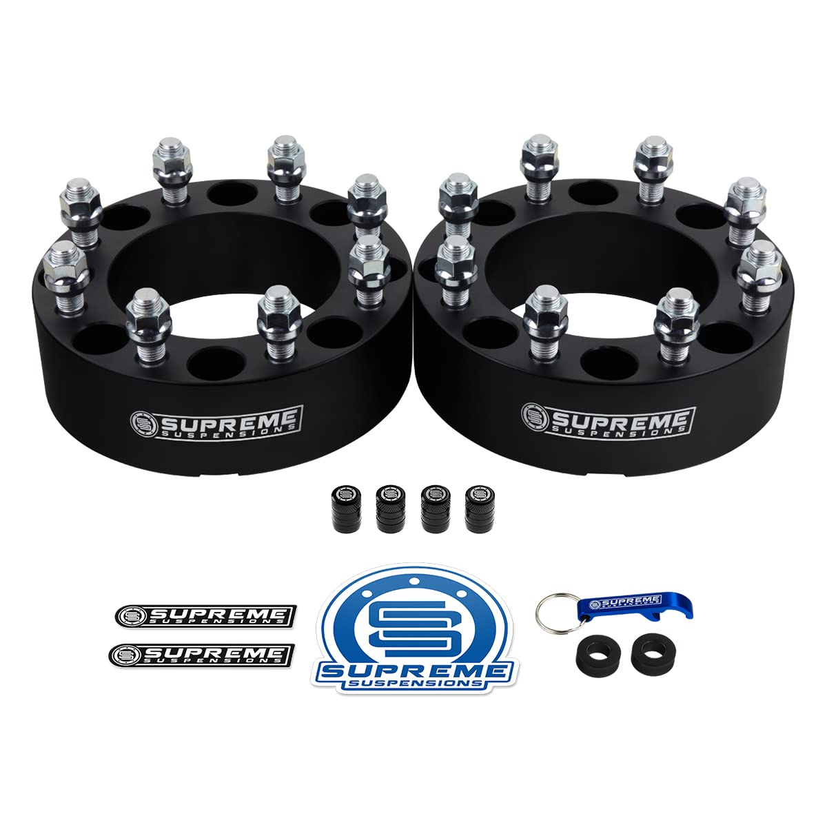 Supreme Suspensions - 2pc Black 1.5
