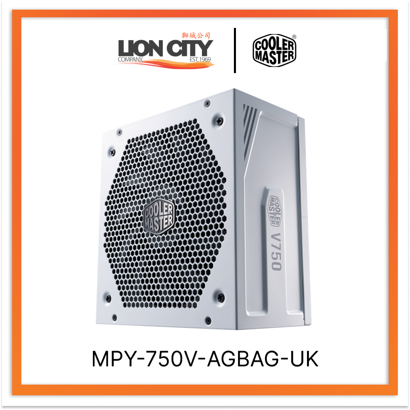 Cooler Master MPY 750V AGBAG UK CM V GOLD V2 750W 80 Plus Gold Certified Full Modular White Power Supply (PSU) - 10 Year Warranty - Perfect for Gaming PC, Workstation & High-End Desktop Builds