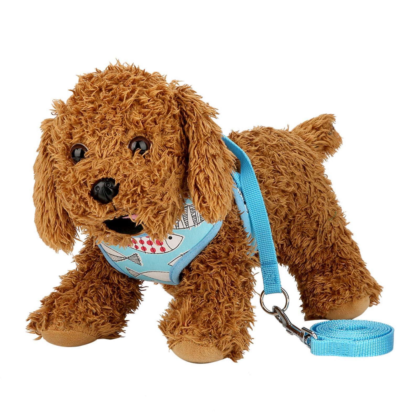 Cartoon Dog Harness - Adjustable Pet Clothes for Small Dogs, Comfortable & Stylish Blue Fish Design - Perfect for Daily Walks, Outdoor Adventures & Costume Parties